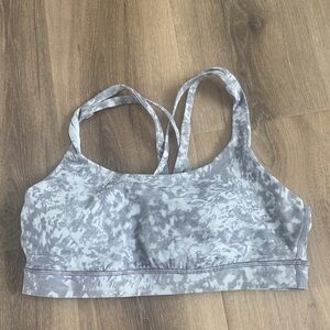 Lululemon Gray Patterned Sports Bra